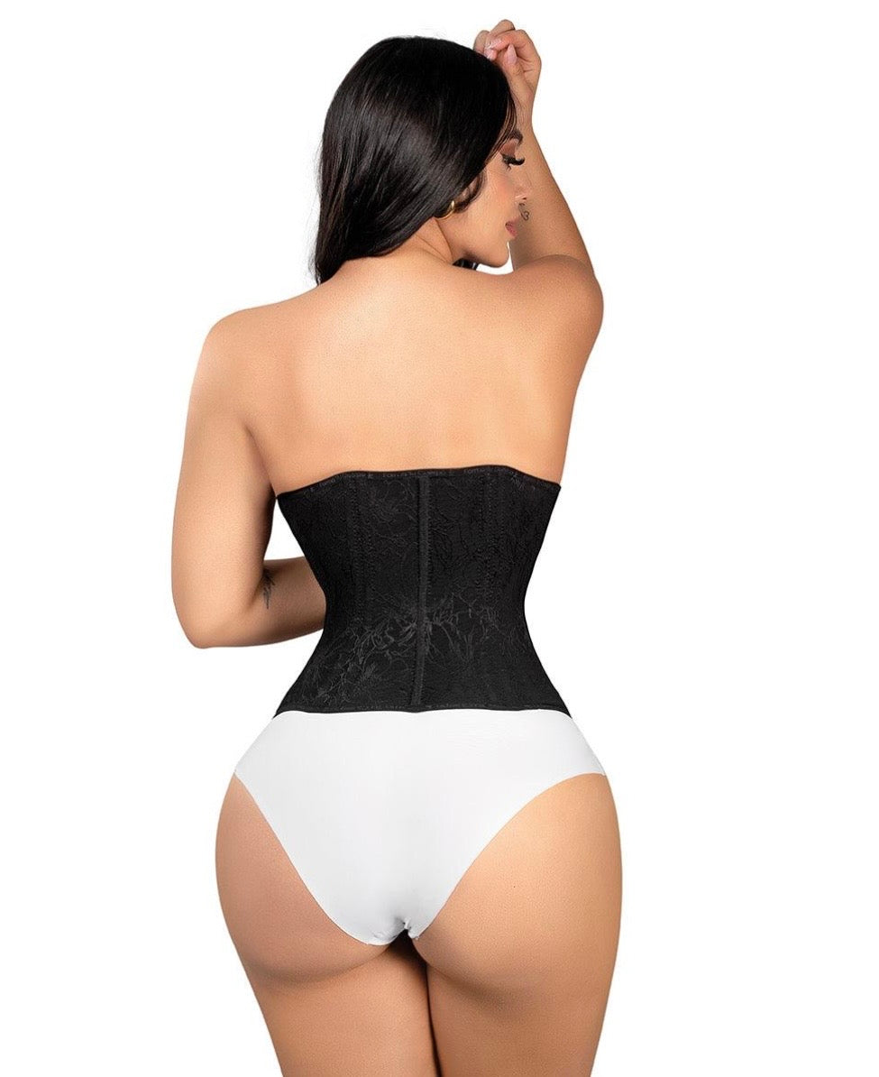 CORSET LUXURY NEGRO ( Ref. Lux-061)