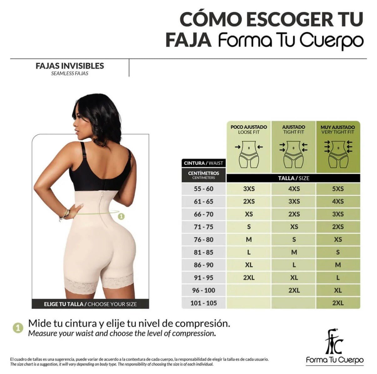 FAJA INVISIBLE- STRAPLESS( REF. C-041)